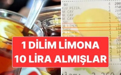 Bakanlık Cezayı Kesti: Çayın Yanında Getirilen 1 Dilim Limon İçin 10 TL Alan Kafe!