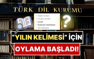 Oylama Başladı: Türk Dil Kurumu, 2025 Yılını Karşılayan Kelime/Kavram Anketini Açtı!
