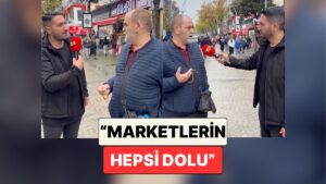 Sokak Röportajında Konuşan Bir Adam Ekonomiyi Marketlerin Doluluğu Üzerinden Yorumladı