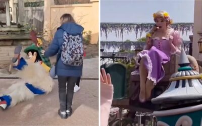Disneyland&apos;de Sakarlıkları ile Çocuklara Küçük Bir Şok Yaşatan Kostümlü Karakter Görevlileri