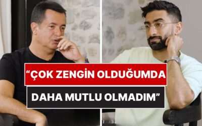 &quot;En Dibi Gördüm&quot; Diyen Acun Ilıcalı&apos;dan Samimi İtiraf: &quot;Zengin Olduğumda Daha Mutlu Olmadım&quot;