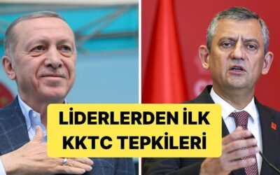 KKTC&apos;deki Seçim Sonuçlarına Recep Tayyip Erdoğan ve Özgür Özel&apos;den İlk Tepkiler
