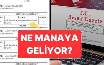 Resmi Gazete’de Yer Aldı: 16 Bakanlıkta &quot;Acil Durum Başkanlığı&quot; Oluşturulacak