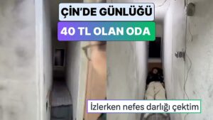 Çin&apos;de Günlük Ücreti 40 TL Olan Odanın Görüntüsünü İzlerken İçiniz Daralacak