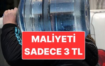 Damacana Su Zam Şampiyonu: Suyun Maliyeti Sadece 3 Liraymış!