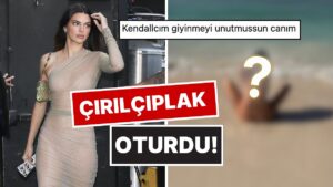 Cesur Pozlar Vermeyi Seven Kendal Jenner&apos;in Plajdaki Üstsüz Pozu Sosyal Medyada Gündem Oldu!