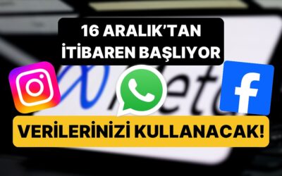 Verilerinizi Kullanacak: Meta, Yapay Zekası İçin Facebook, WhatsApp ve Instagram&apos;dan Veri Toplayacak!