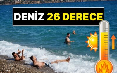 Kar Uyarıları Yapılırken O Kentte Sahiller Doldu Taştı! Sıcak Havanın Tadını Denize Girerek Çıkardılar