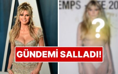 52 Yaşındaki Heidi Klum Transparan Dantel Elbisesiyle Tüm Dikkatleri Üzerine Çekti!
