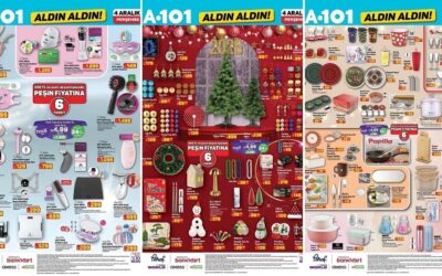 A101&apos;e Yılbaşı Ürünleri Geliyor! 4 Aralık 2025 A101 Aldın Aldın Kataloğu