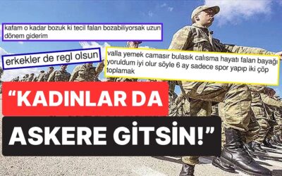 Meclis&apos;e Gönderilen &quot;Kadınlar da Zorunlu Askerlik Yapsın&quot; Talebi Sosyal Medyada Gündem Oldu
