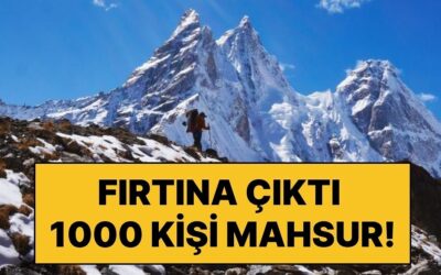 Everest Dağı’nın Doğu Yamacında Fırtına Çıktı, 1000 Kişi Mahsur Kaldı