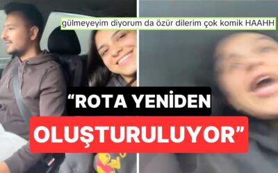 İzmit&apos;e Giderken Aniden Kaza Yapan Çiftin Panik Anları Gündem Oldu