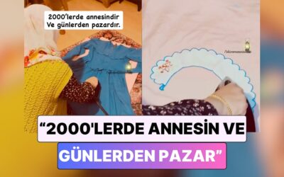 Bir İçerik Üreticisinin, &quot;2000&apos;lerde Annesindir ve Günlerden Pazardır&quot; Videosu ile İlkokul Yıllarına Gidiyoruz