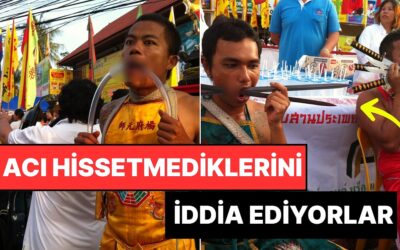 İnsanın Tüylerini Diken Diken Eden Gösterileriyle Tayland’ın Geleneksel Vejetaryen Festivali