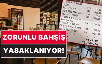 Bakanlık Harekete Geçti: Masa Ücreti ve Servis Bedeli Gibi &apos;Zorunlu Bahşiş&apos; Düzenlemesine Yasak Getiriliyor!