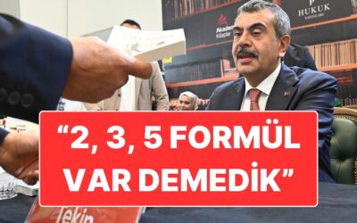 Bakan Yusuf Tekin’den Yeni Eğitim Sistemi Açıklaması: &quot;2 Formül, 5 Formül Gibi Bir Şey Demedik&quot;