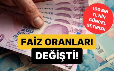 Bankaların Mevduat Faizleri Değişti: İşte 100 Bin TL&apos;nin Aylık Getirisi!
