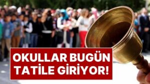MEB Ara Tatil Ne Zaman: Öğrencilerin Beklediği Gün Geldi, Okullar Bugün Ara Tatile Giriyor