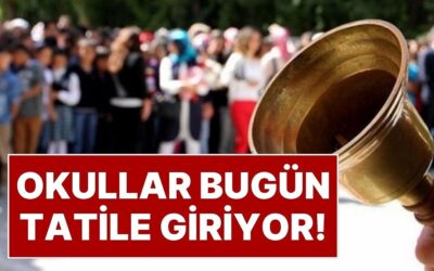 MEB Ara Tatil Ne Zaman: Öğrencilerin Beklediği Gün Geldi, Okullar Bugün Ara Tatile Giriyor