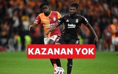 Galatasaray-Beşiktaş Derbisinde Kazanan Çıkmadı: 1-1