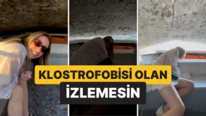 Klostrofobisi Olanlar İzlemesin: İtalya&apos;daki Tekne Gezisinde Köprü Altından Geçiş Anı