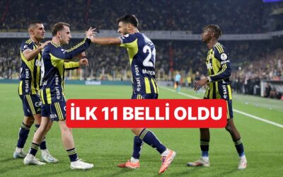 Fenerbahçe&apos;nin Avrupa Ligi 3.Hafta Maçında Stuttgart İlk 11&apos;i Belli Oldu