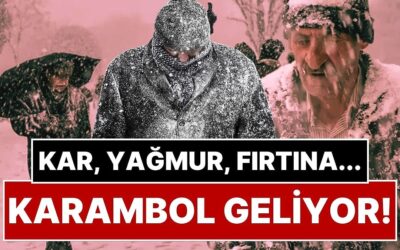 21 Ekim Salı Hava Durumu: “Karambol’ Geliyor! Soğuk Hava ve Fırtına Birlikte Başlıyor