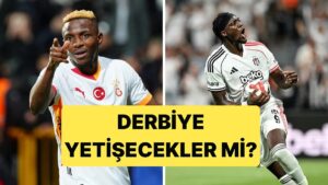 Galatasaray-Beşiktaş Maçı Öncesinde Sakatlıkları Bulunan Osimhen ve Abraham&apos;ın Son Durumu Ne?
