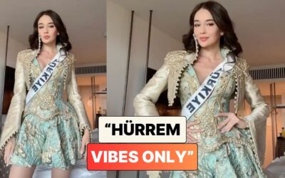 Kainat Güzellik Yarışması&apos;nda Türkiye&apos;yi Temsil Eden Ceren Arslan Hürrem Sultan İlhamlı Kostümünü Paylaştı