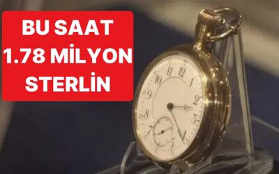 Titanic&apos;teki En Zengin Yolcunun Altın Saati Rekor Bir Fiyata Alıcı Buldu