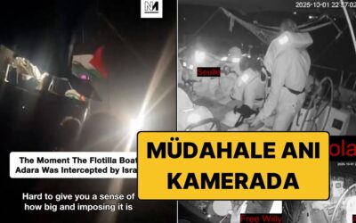Canı Pahasına Paylaştı: Sumud Filosu&apos;ndaki Bir Gazeteci İsrail&apos;in Kendilerine Müdahale Ettiği Anı Çekti