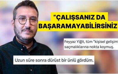 Feyyaz Yiğit Çalışmak Üzerine Yaptığı Tespitiyle Hem Ezber Bozdu Hem Alkış Aldı