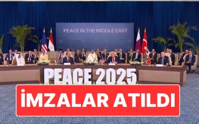 İmzalar Atıldı: Gazze İçin &quot;Şarm el-Şeyh Barış Zirvesi&quot; Düzenlendi
