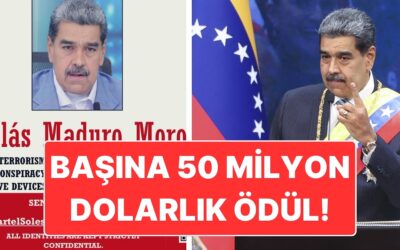 ABD Nicolas Maduro’yu Resmen Terör Örgütü Lideri İlan Etti: 50 Milyon Dolarlık Ödül Açıklandı