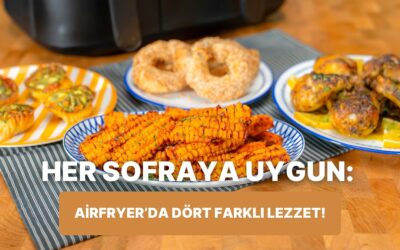 Ne Pişirsem Derdine Son Veriyoruz: Airfryer&apos;da Dört Farklı Lezzeti Aynı Anda Yapıyoruz!