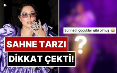 Kalben&apos;in Derin Bacak Dekolteli Sahne Kıyafeti Sosyal Medyada Gündem Yarattı!
