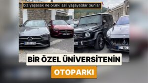 Galeri Gibi: İstanbul'da Bir Özel Üniversite'nin Otoparkındaki Araçlar Sosyal Medyada Viral Oldu