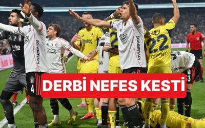 Beşiktaş-Fenerbahçe Derbisinde Yok Yok: Fenerbahçe Derbiyi 3-2 Kazandı