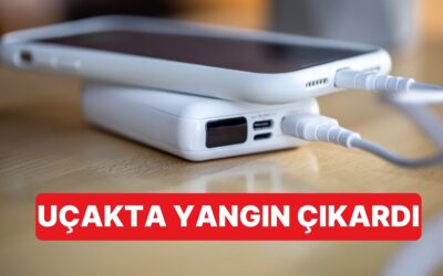 Uçakta Bir Powerbank Vakası Daha: Kabin İçi Bagaj Bölümünde Yangın Çıkardı