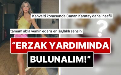 Kuş Kadar Beslenen Çağla Şıkel&apos;in Ekstra Küçük Porsiyonlu Kahvaltısı Yine X Kullanıcılarının Diline Düştü!