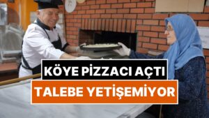 Emekli Usta 40 Yıl Sonra Köyüne Döndü, Pizzacı Açtı: Her Gün Kuyruk Oluyor