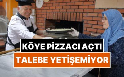 Emekli Usta 40 Yıl Sonra Köyüne Döndü, Pizzacı Açtı: Her Gün Kuyruk Oluyor