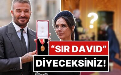 Bir Bu Eksikti: David Beckham, İngiltere Kralı Charles Tarafından &quot;Şövalye&quot; İlan Edildi
