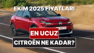 Ekim 2025 Citroen Fiyat Listesi! İşte C3, C4, C5, Aircross, Ami, Berlingo ve C-Eylsee Güncel Fiyatları