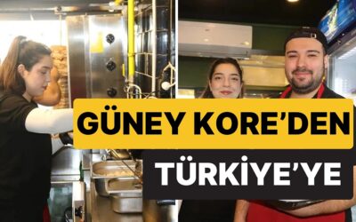 Güney Kore’den Eskişehir’e Uzanan Lezzet Yolculuğu: Döner Ustası Çift Yoğun İlgi Görüyor