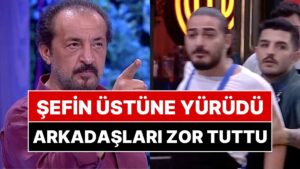 MasterChef&apos;te Gergin Anlar: Mehmet Şef Öfkeden Çılgına Döndü, Stüdyodan Kovduğu Çağatay Üstüne Yürüdü!