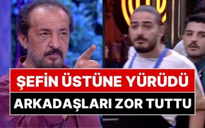 MasterChef&apos;te Gergin Anlar: Mehmet Şef Öfkeden Çılgına Döndü, Stüdyodan Kovduğu Çağatay Üstüne Yürüdü!