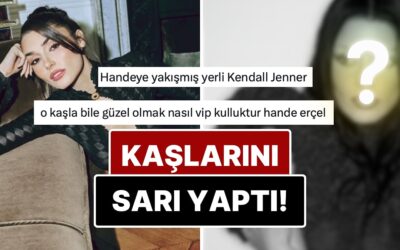 Radikal Bir İmajı Değişikliğine Giden Hande Erçel&apos;in Sarı Kaşları Kendisine Çok Yakıştırıldı!