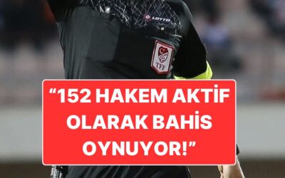 TFF Başkanı İbrahim Hacıosmanoğlu Açıkladı: &quot;152 Hakem Aktif Olarak Bahis Oynuyor&quot;